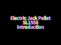 1500kg 3000kg Electric Power Pallet Jack Truck Pedestrian Lifting Height 200mm