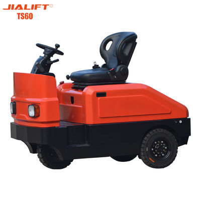 quality  6000kg Electric Tow Tractor Motors Seated Electric Baggage Tug  5500N factory