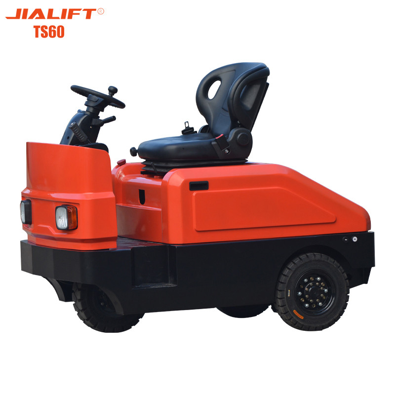 Torw Motor 6000kg Electric Tow Tractor Motors Seated Electric Baggage Tug 5500N